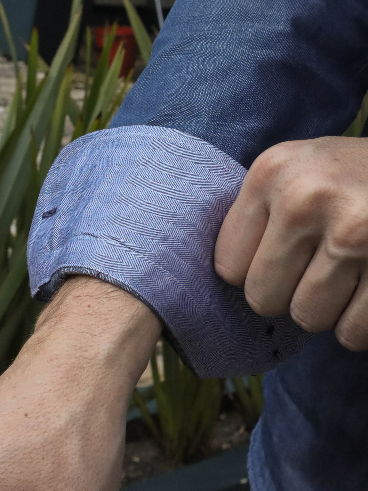 Camisa Denim Azul