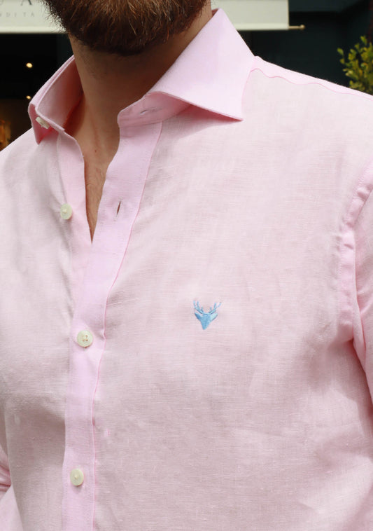 Camisa Lino Rosada CF