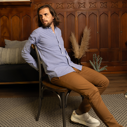 Camisa Cuadros Azul