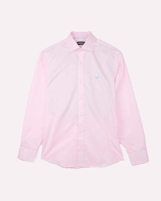 Camisa Rosada Cuello Francés