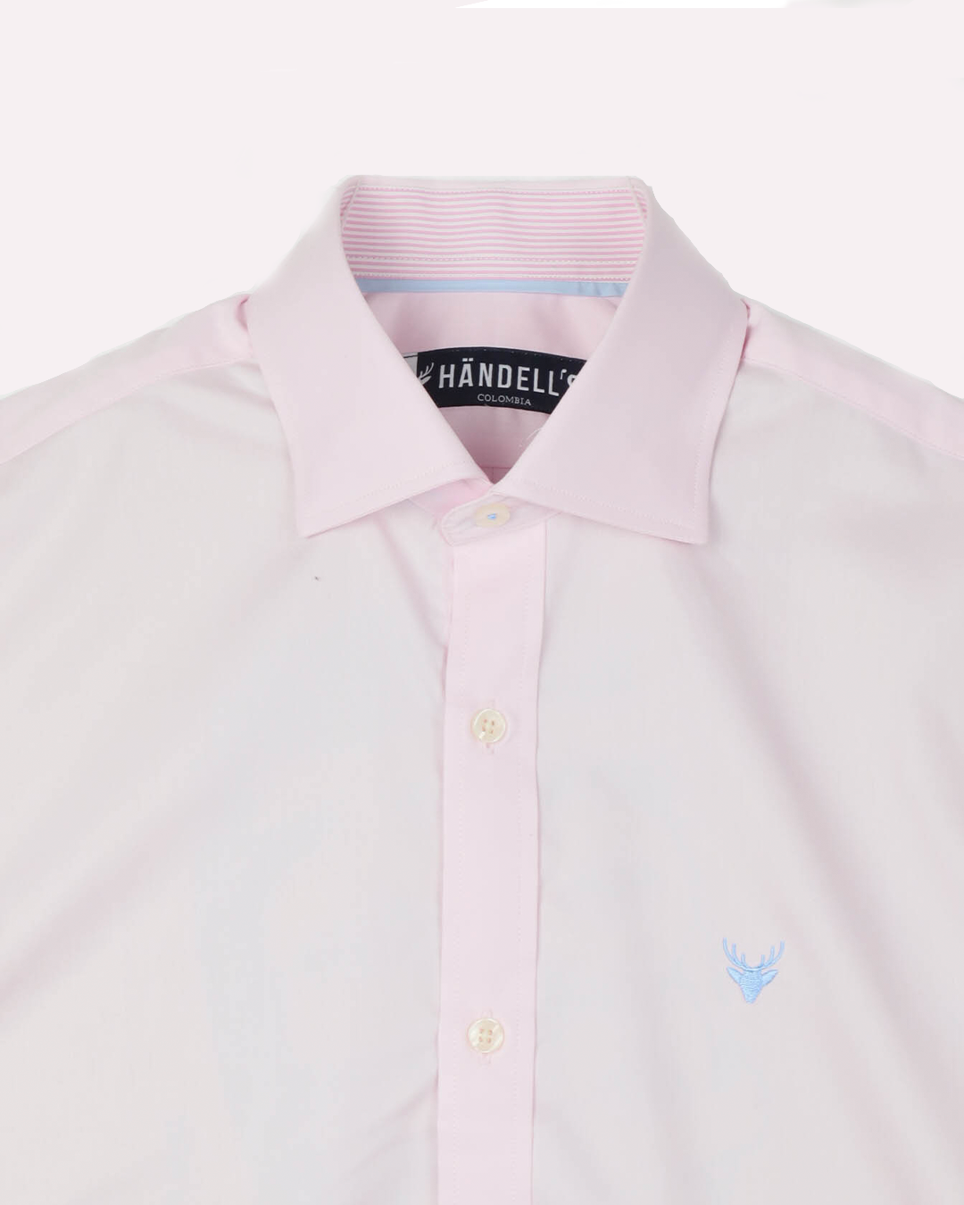 Camisa Rosada Cuello Francés