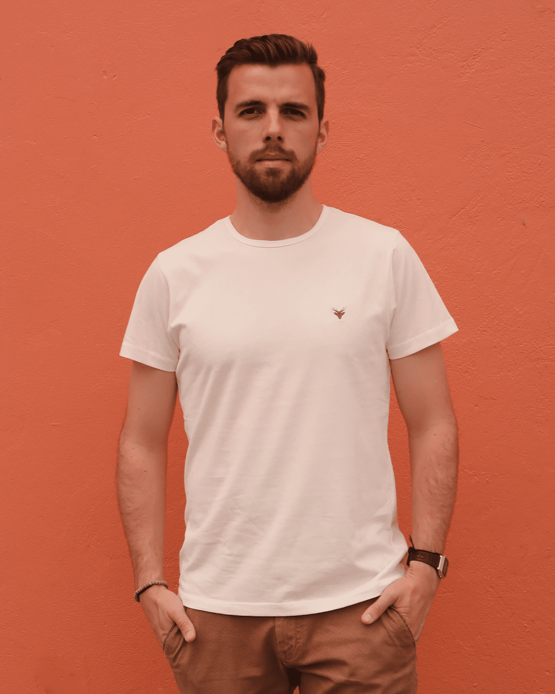 Camiseta Basica Marfil