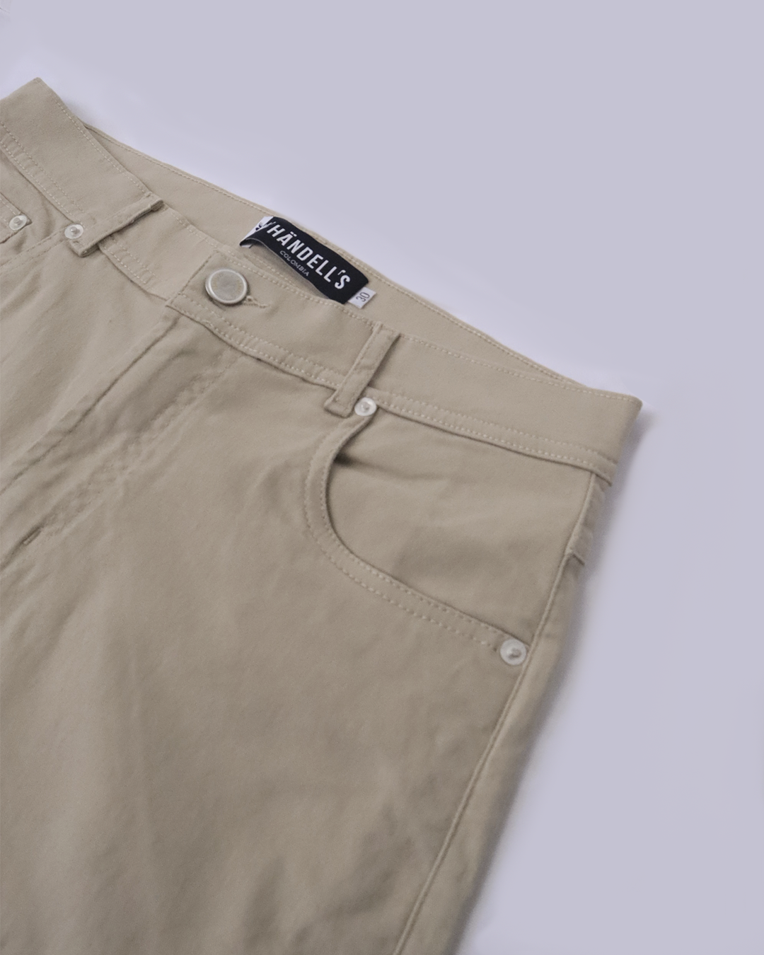 Pantalón 5 Bolsillos Beige