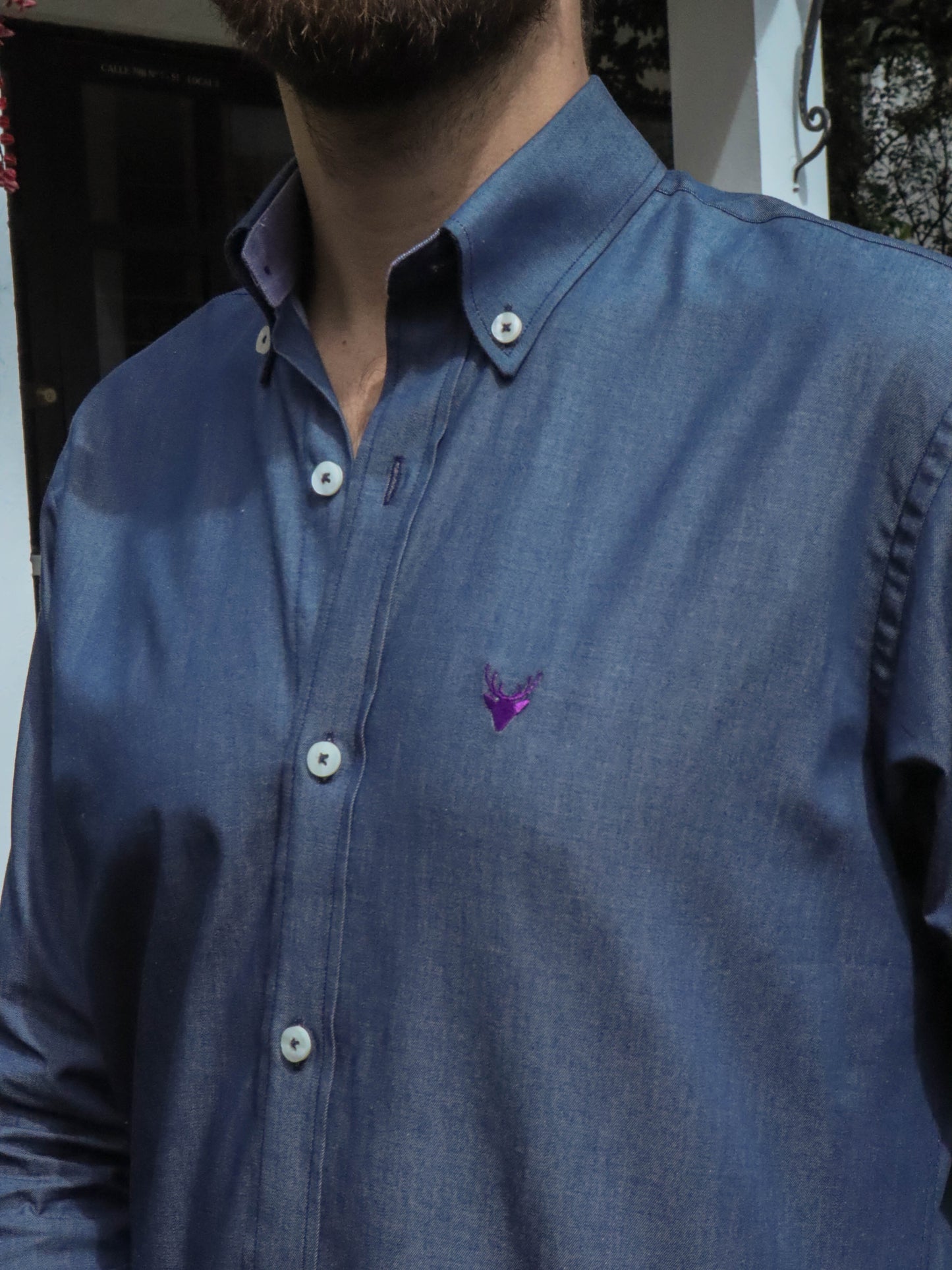 Camisa Denim Azul