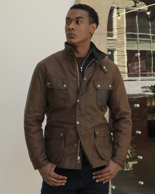 Chaqueta Encerada Lancaster Cafe