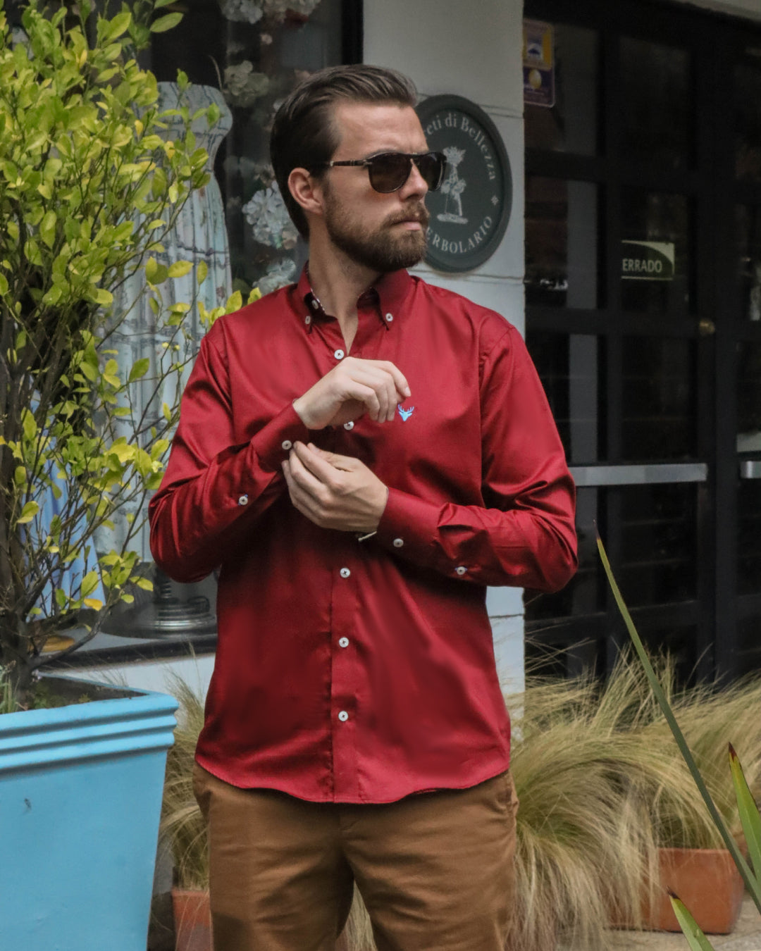 Camisa Vinotinto