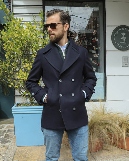 Abrigo Peacoat Azul