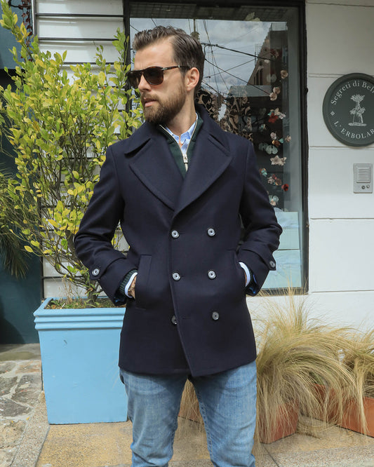 Abrigo Peacoat Azul
