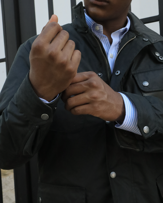 Chaqueta Encerada Lancaster Verde Sage