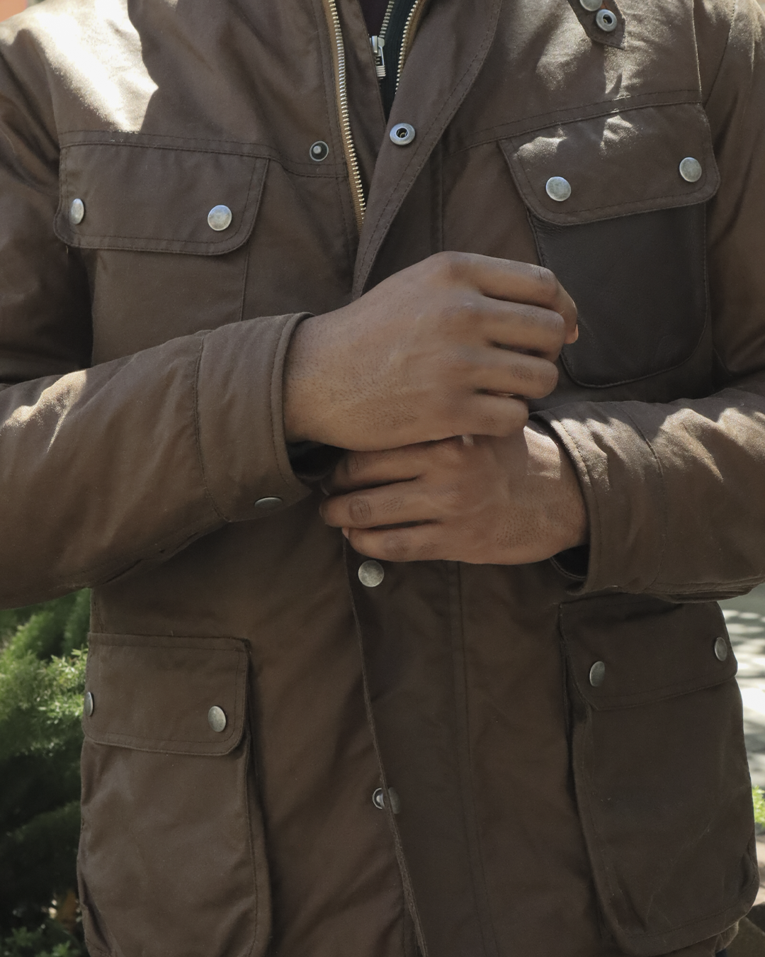 Chaqueta Encerada Lancaster Cafe