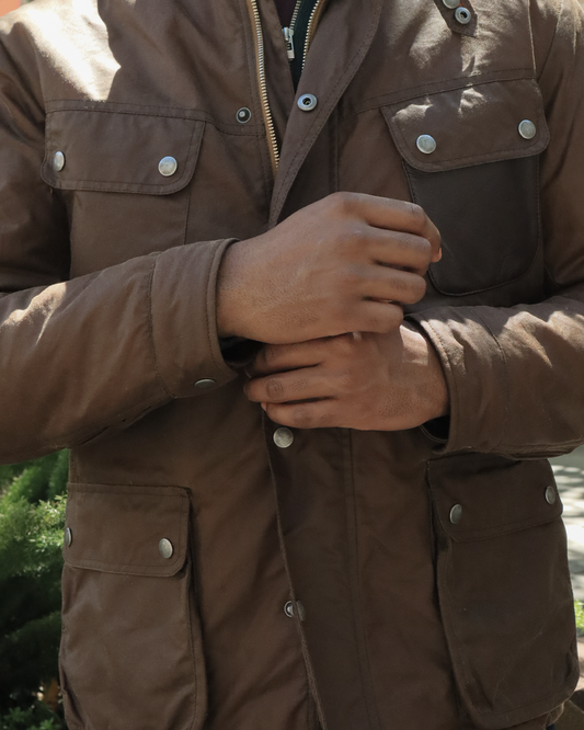 Chaqueta Encerada Lancaster Cafe