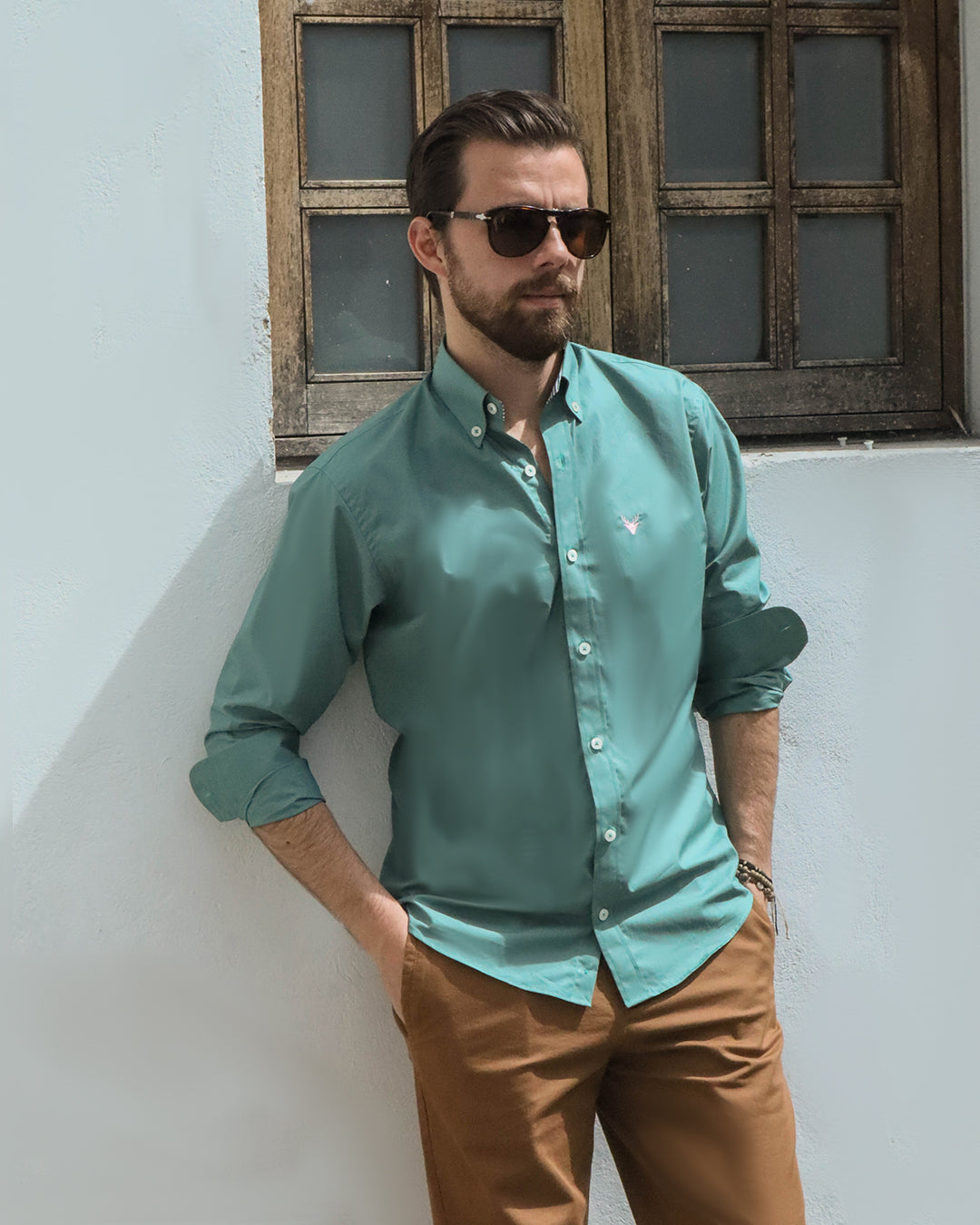Camisa Verde Esmeralda