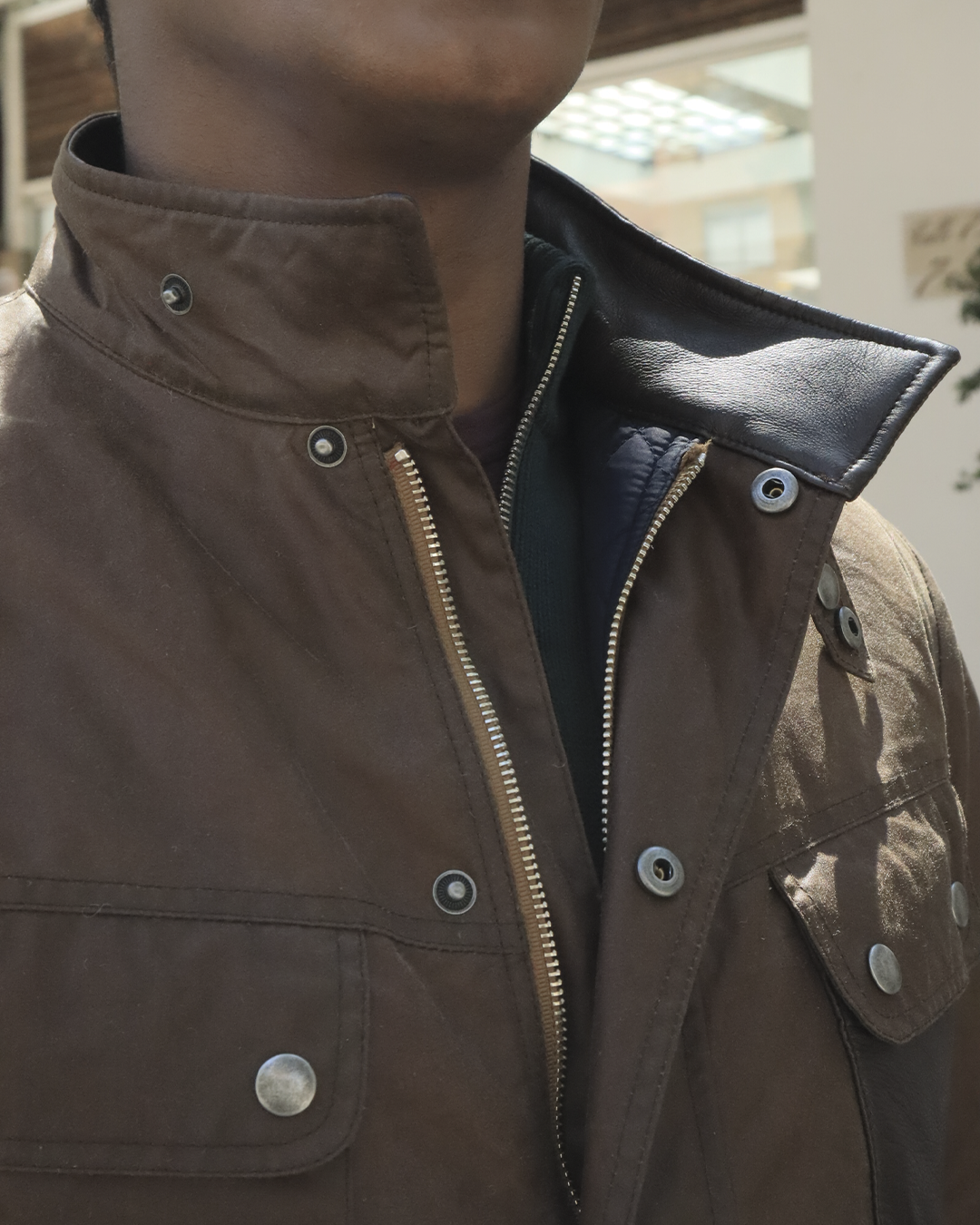 Chaqueta Encerada Lancaster Cafe