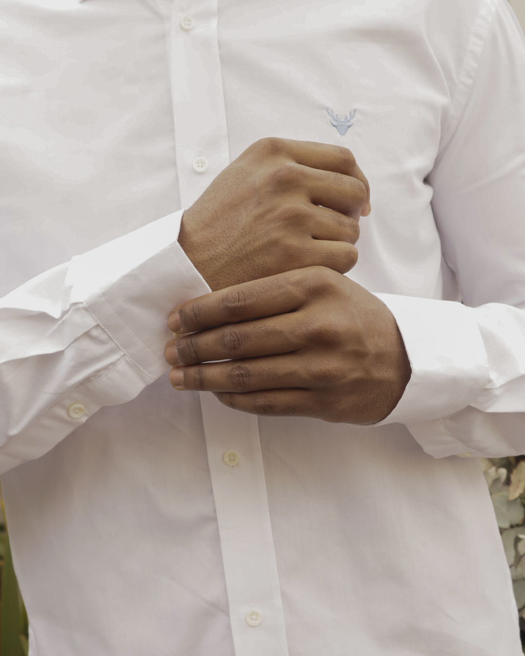 Camisa Cuello Frances Blanca