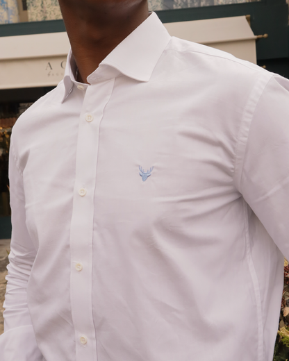Camisa Cuello Frances Blanca